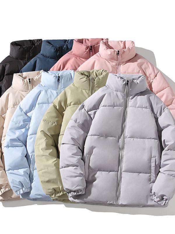 Insulated quilted jacket for men with high collar and elastic cuffs Lune London