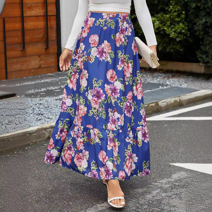 Lune London floral maxi skirts women
