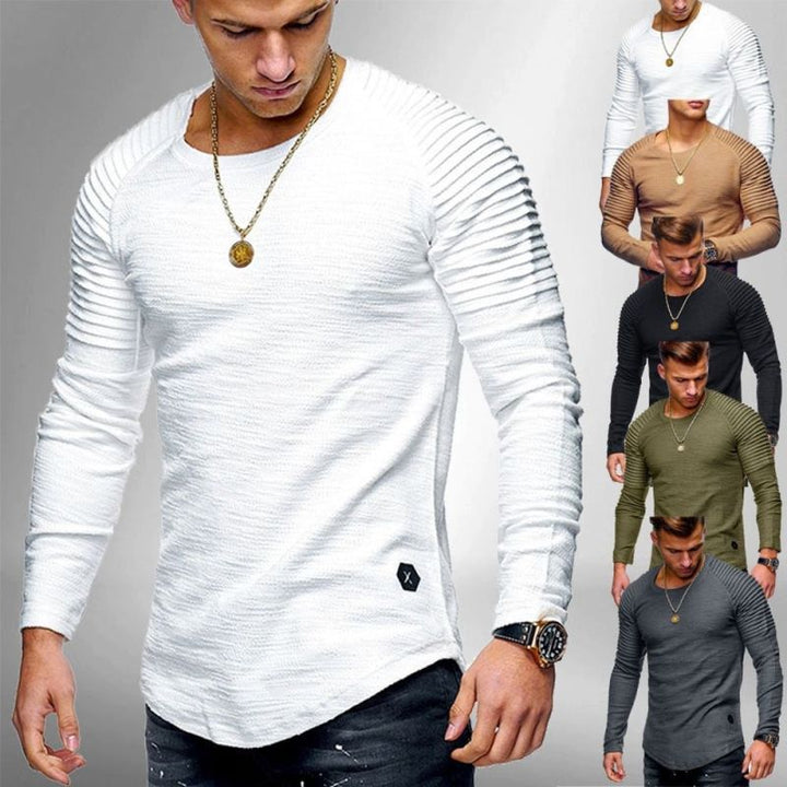 Men's long-sleeve t-shirt with structured design Lune London