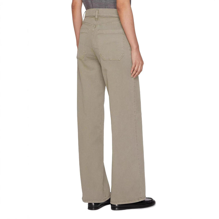 Wide Palazzo trousers for women in high-quality cotton blend Lune London