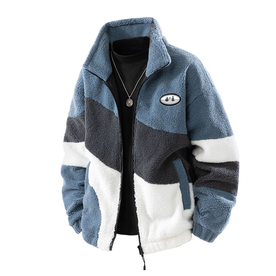 Ladies Trendy Fleece Jacket with Chic High Collar and Style