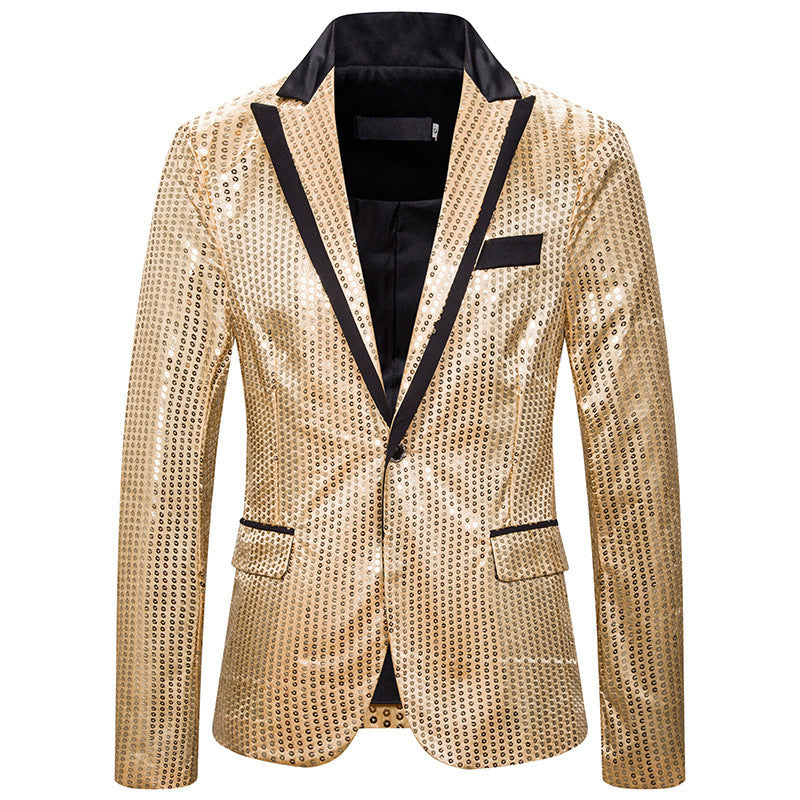 Elegant sequin jacket for men with modern cut Lune London