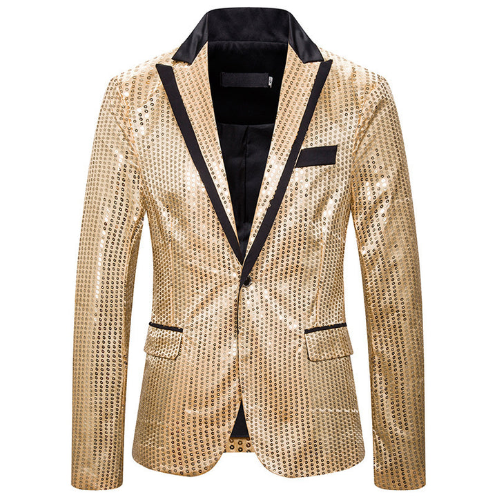 Elegant sequin jacket for men with modern cut Lune London
