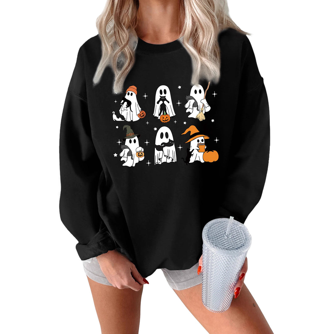 Sweatshirt pour femmes avec motif d'horreur créatif Chic & Stil