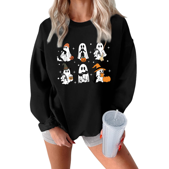 Sweatshirt pour femmes avec motif d'horreur créatif Chic & Stil