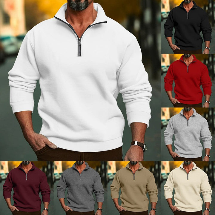 Men's fleece hoodie with zipper and comfortable cuffs Lune London