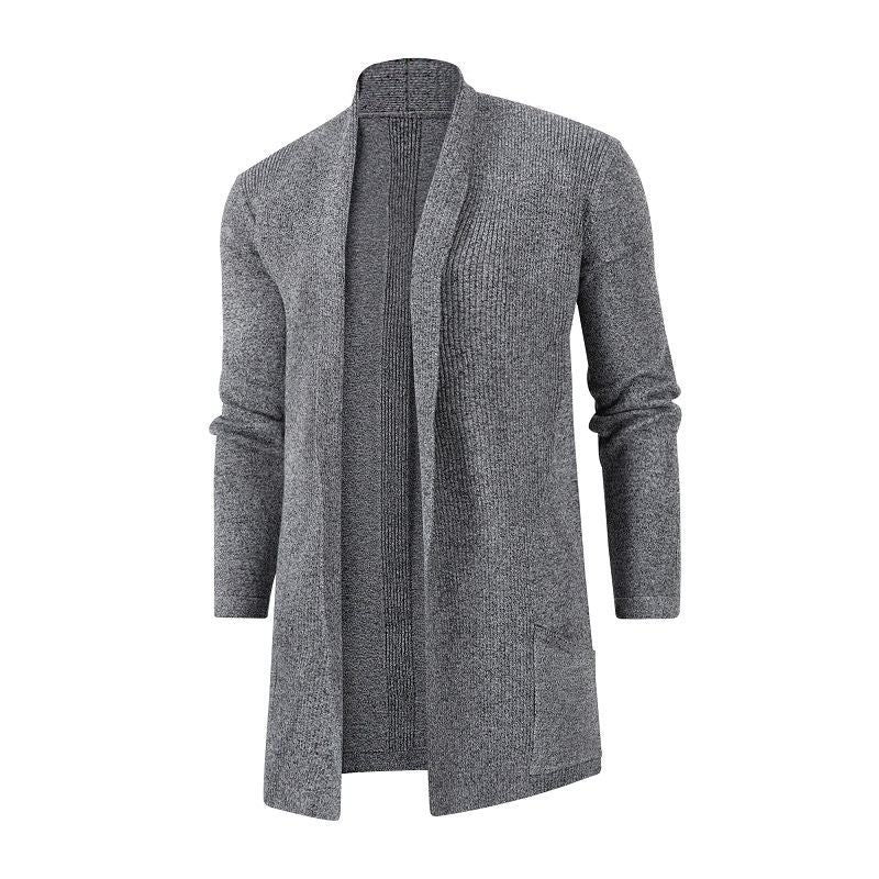 Knit jacket for women with modern collar and deep pockets Lune London