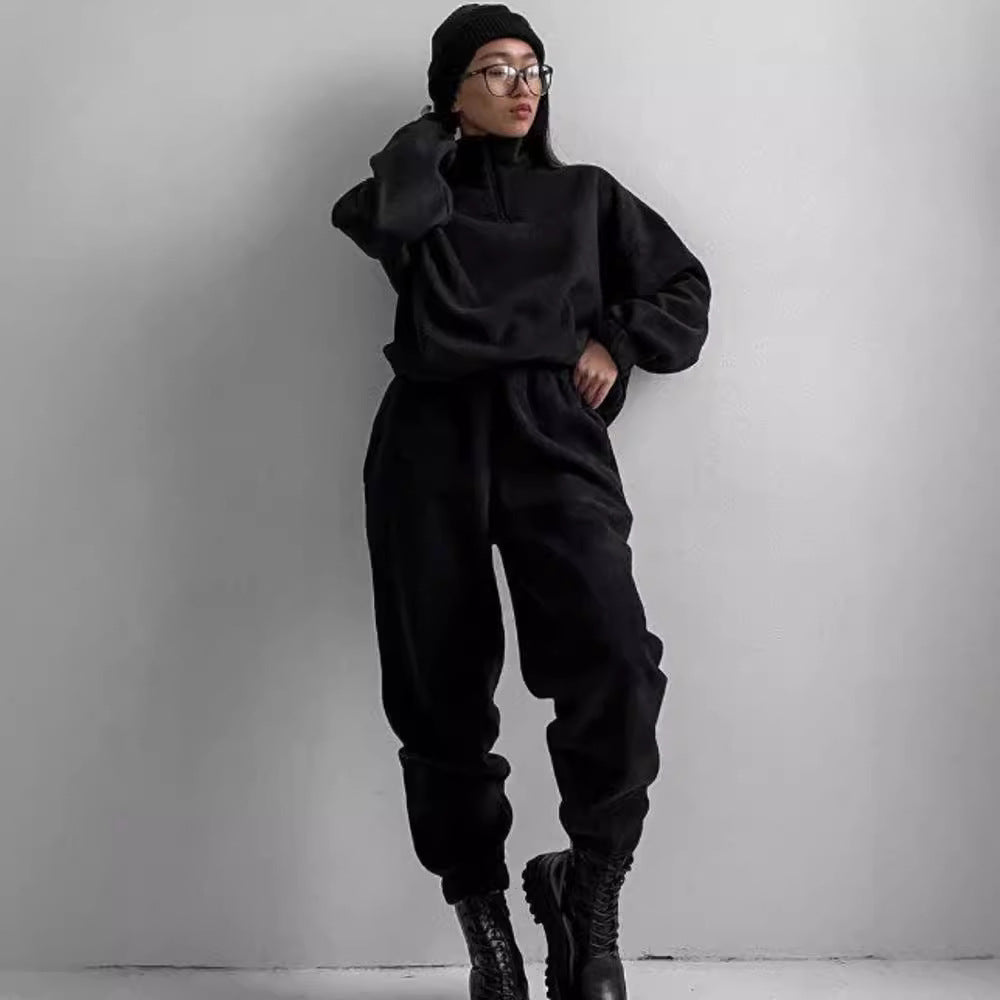 Ladies oversized comfortable fleece set Lune London