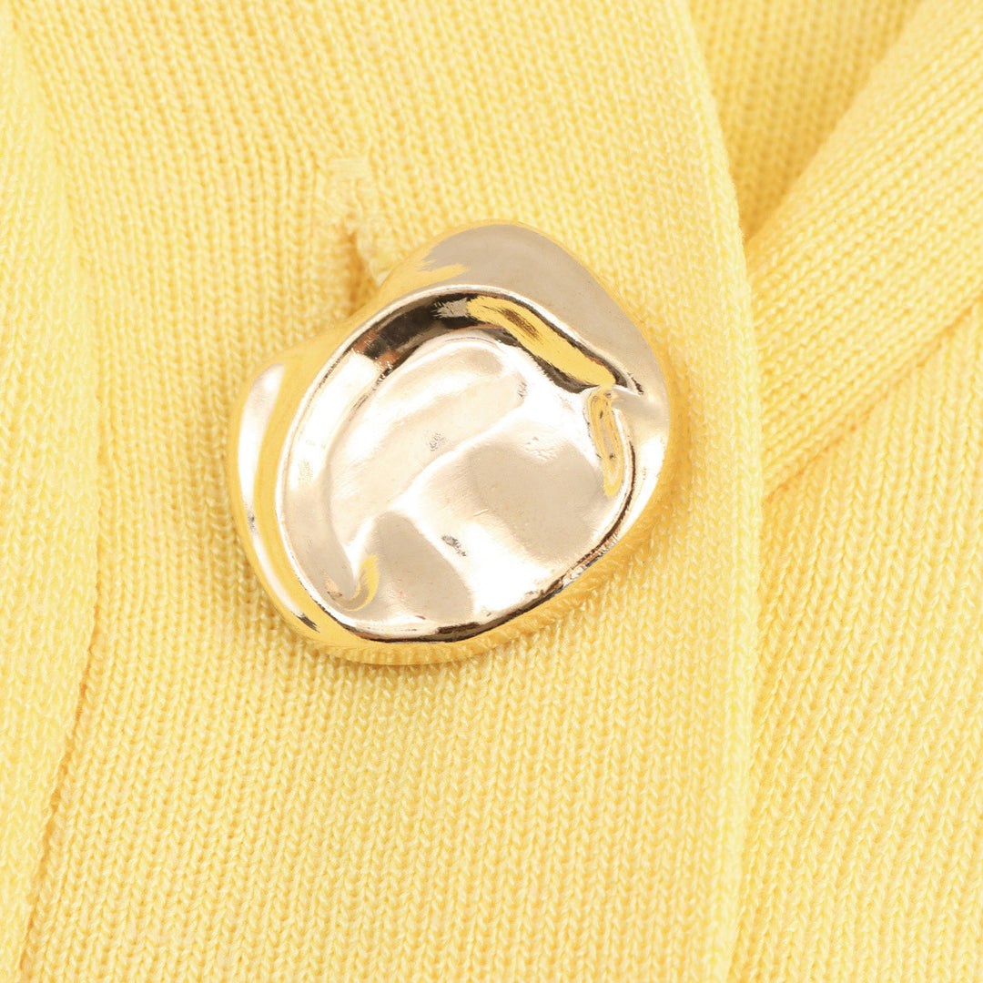 Women's casual cardigan with voluminous sleeves and button details Lune London