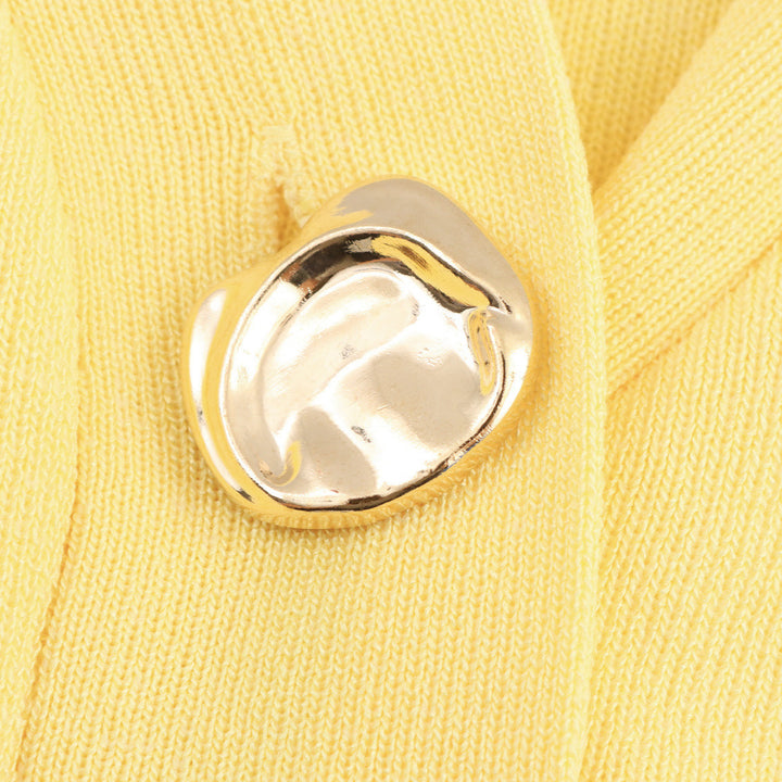 Women's casual cardigan with voluminous sleeves and button details Lune London