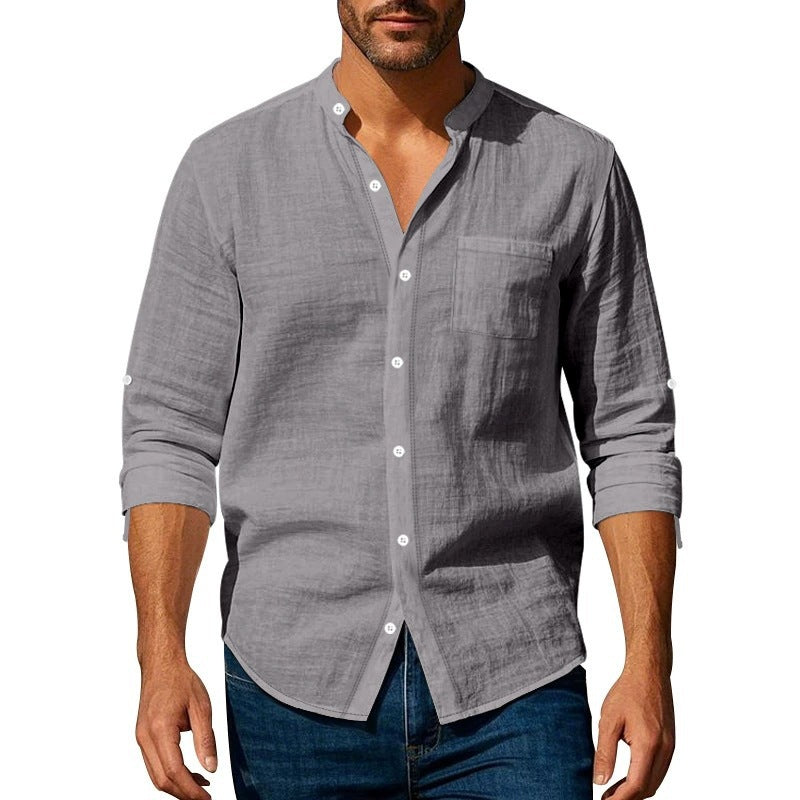 Linen button-up shirt for men Lune London