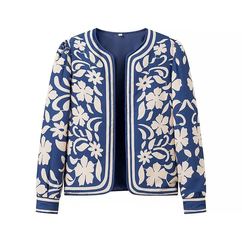 Veste florale à la mode pour femmes avec coupe élégante Chic & Stil