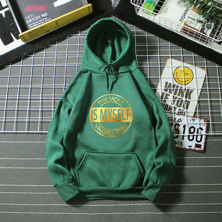 Women's hoodie with inspiring lettering Chic & Stil