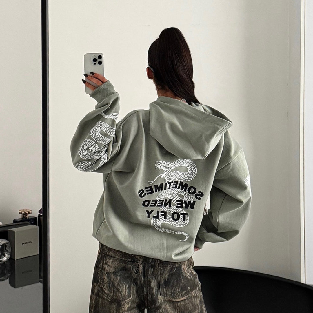 Oversized hoodie for women with trendy details Lune London