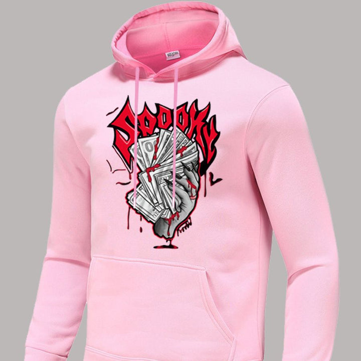 Men's Hoodie with eye-catching graphic print and comfortable kangaroo pockets Lune London