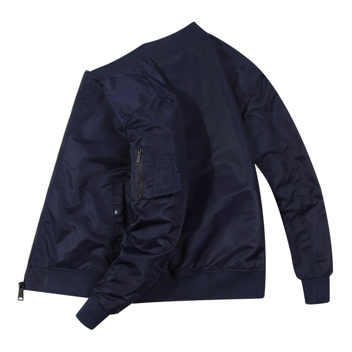 Women's bomber jacket with functional pockets and chic sporty design
