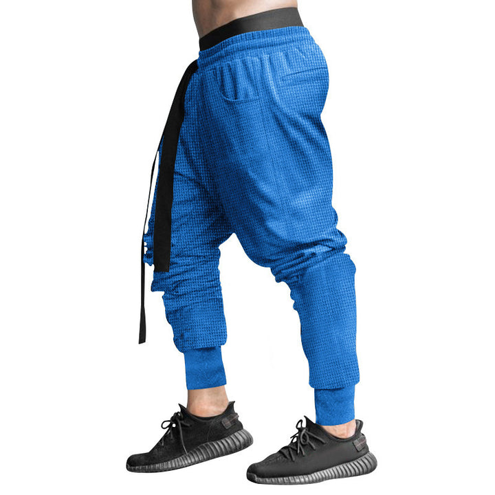 Fashionable men's sweatpants with innovative drawstring and side pockets Lune London