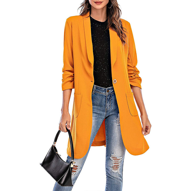 Stretch blazer for women with a modern fit and Lune London pockets