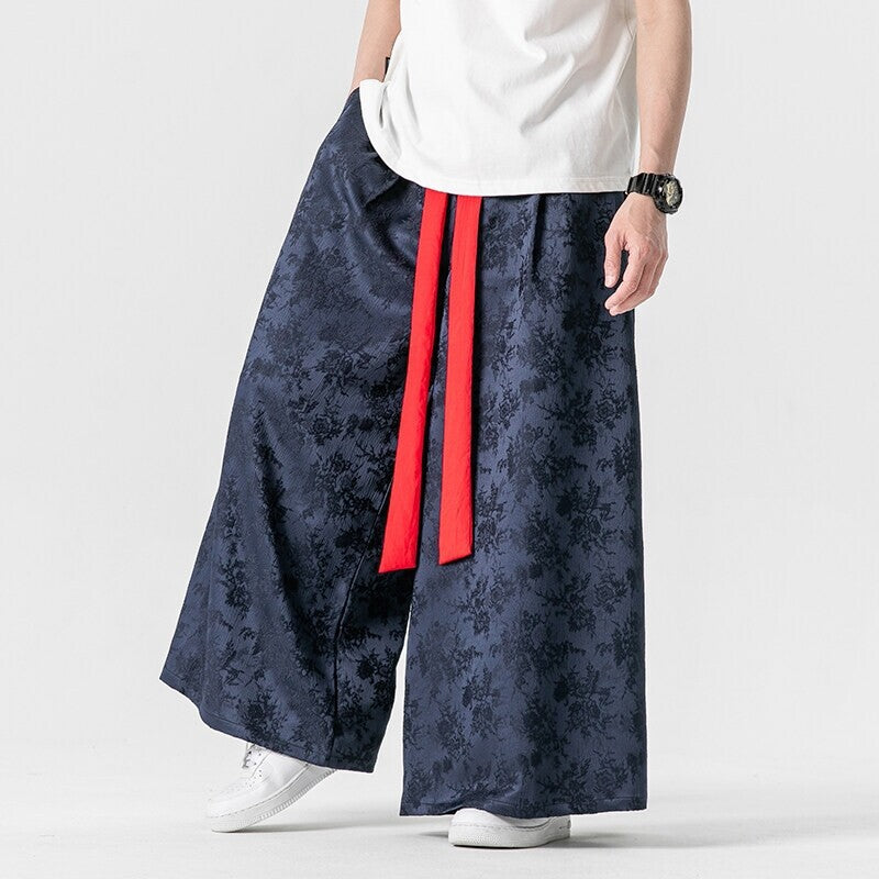 Elegant maxi skirt for men with decorative bow tie Chic and Style