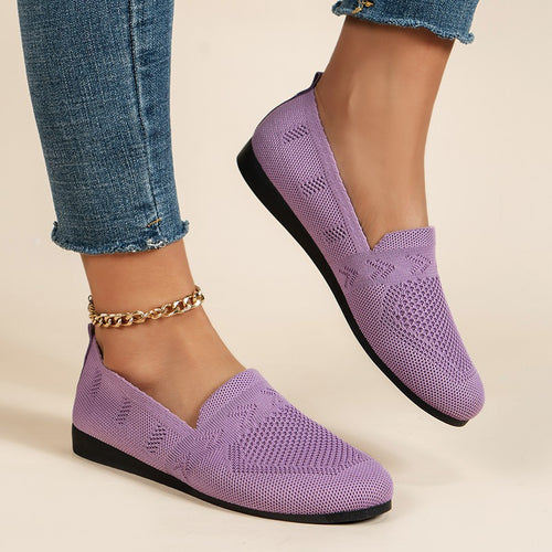 Comfortable Slip-On ballet flats for women with breathable upper material Lune London