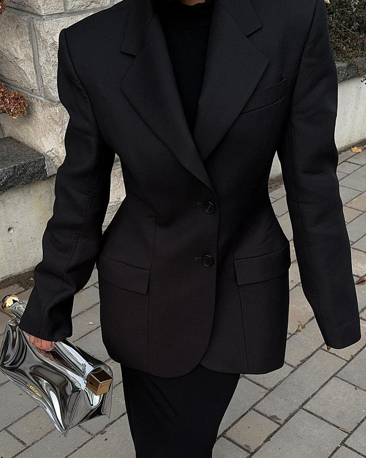 Blazer de mode pour femmes avec coupe surdimensionnée Chic & Stil