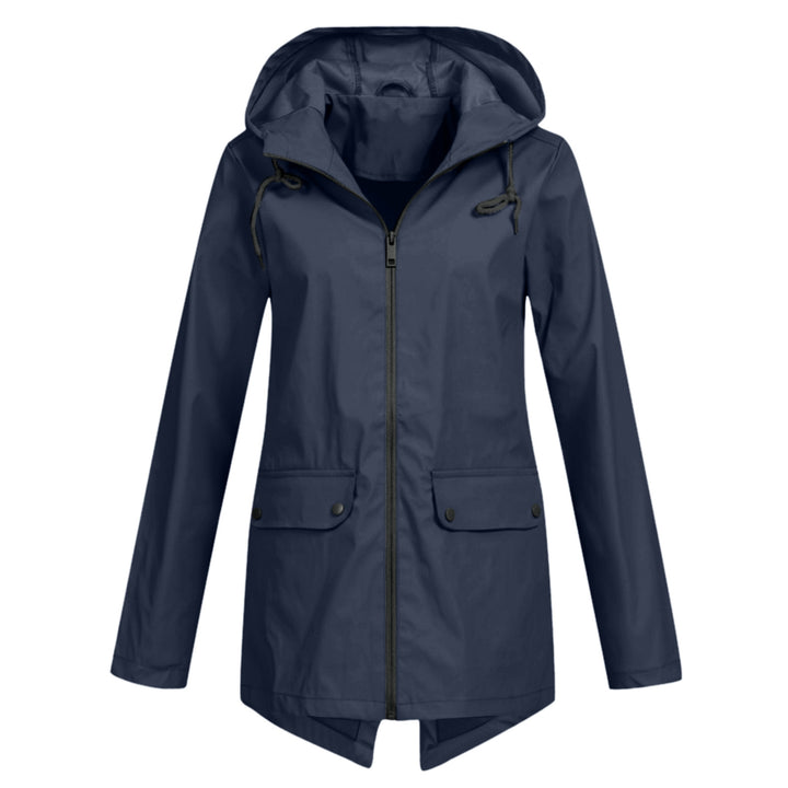 Women's water-resistant transitional jacket with adjustable hood and practical pockets Lune London