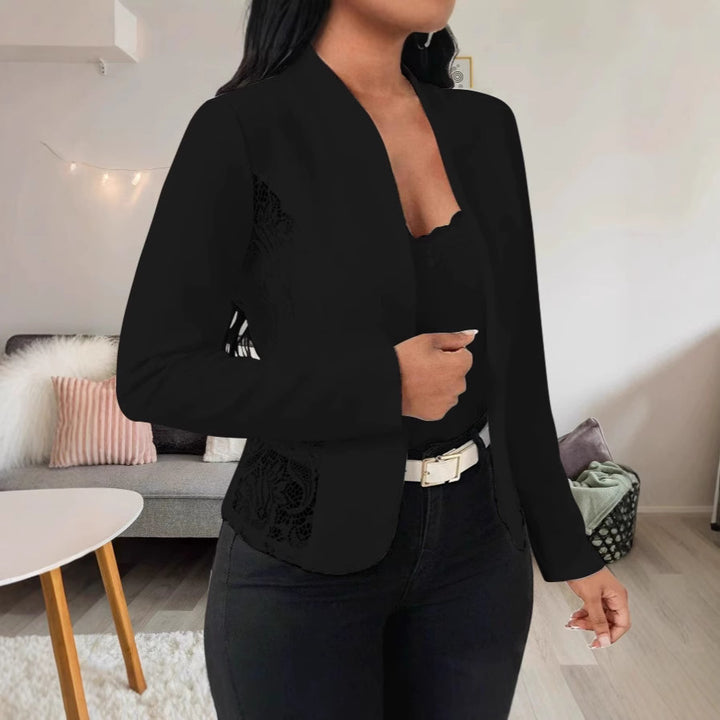 Elegant blazer jacket for women with lace and modern cut Lune London
