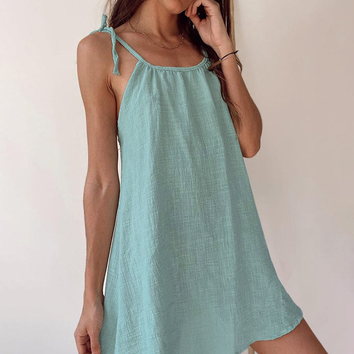 Light spaghetti strap summer dress for women with a relaxed fit Lune London