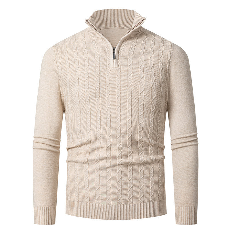 Lune London high collar knitted sweater for men