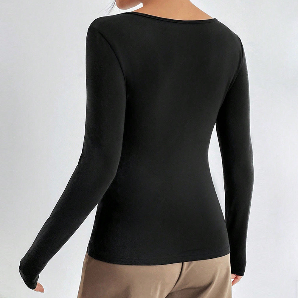 Women's body with seductive V neckline and sophisticated straps Chic & Stil