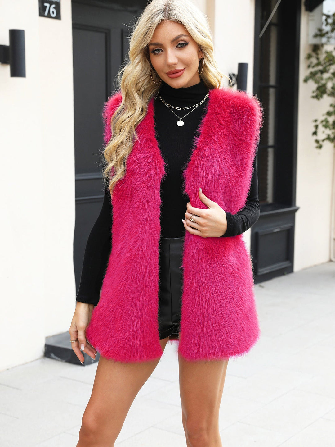 Ladies Fur Vest Lune London