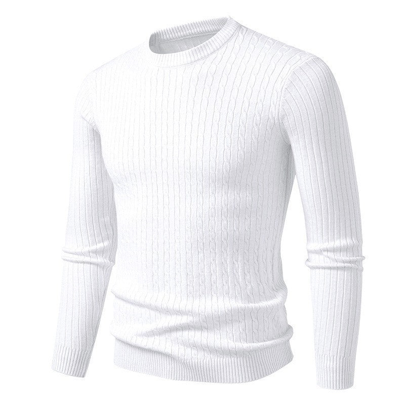 Stylish knitted sweater for men with textured braids design Lune London