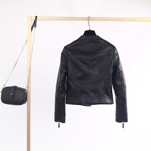 Casual biker jacket for women in high-quality leather Lune London