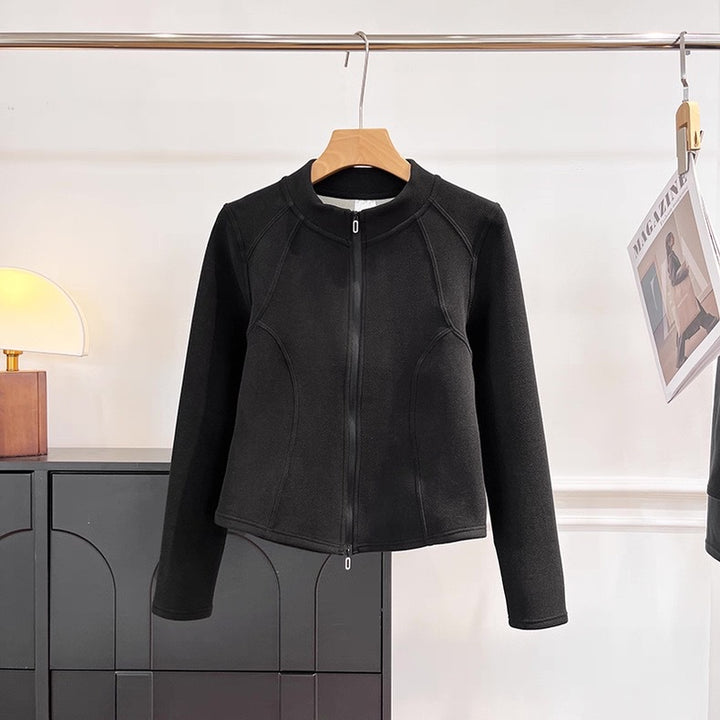Veste de transition pour femmes avec col montant et poches intérieures pratiques Chic & Stil