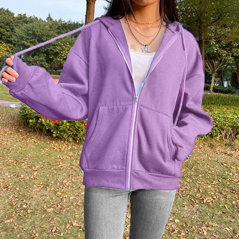 Women's oversized zip-up hoodie Lune London