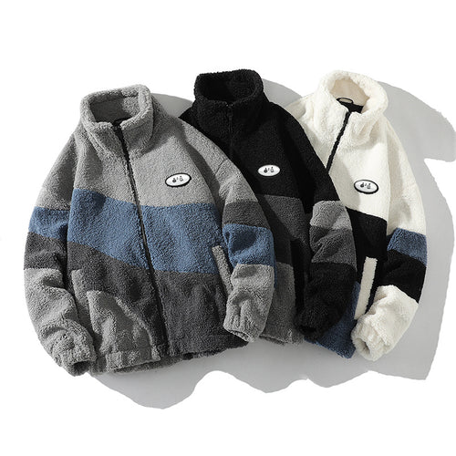Ladies Trendy Fleece Jacket with Chic High Collar and Style