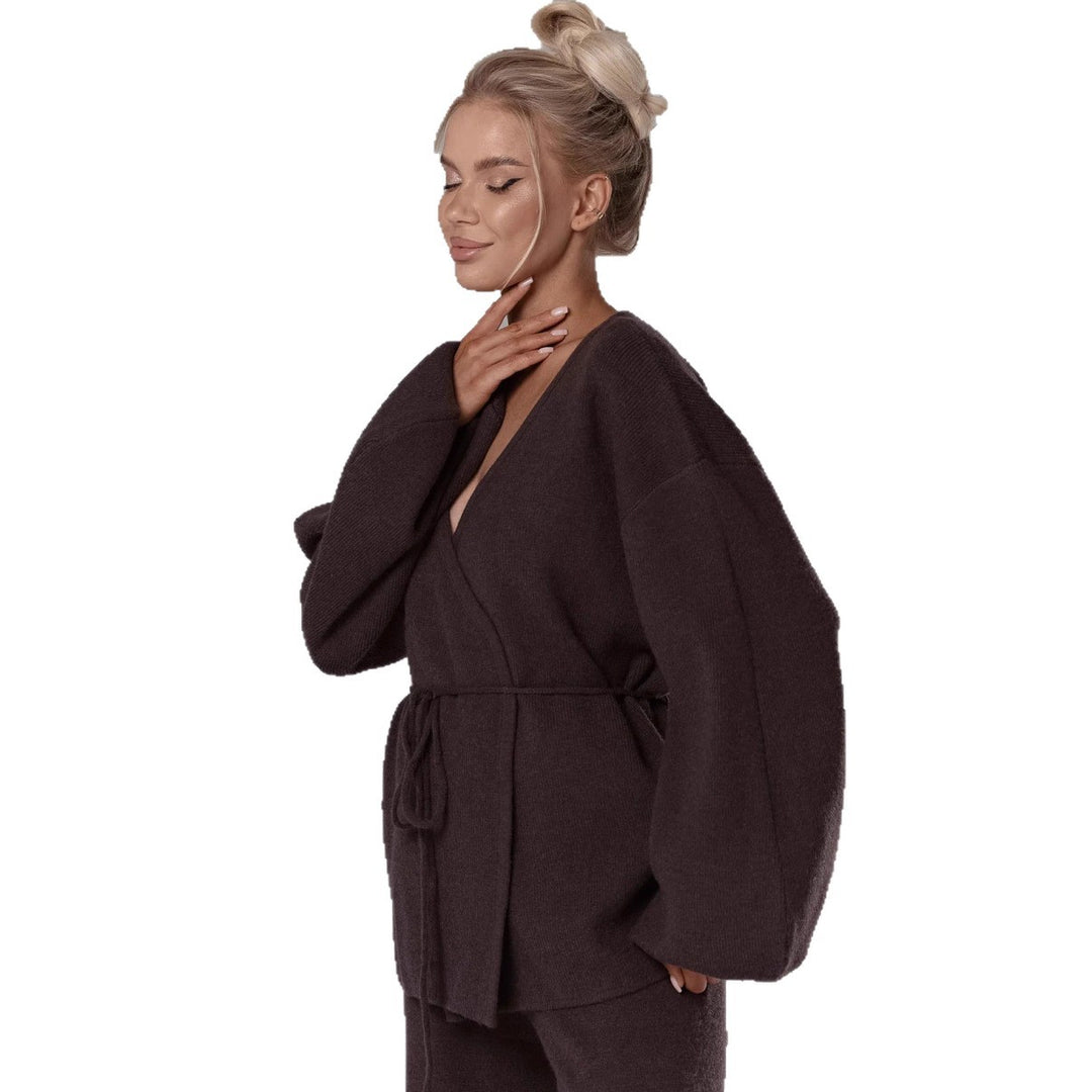 Ensemble de détente pour femmes avec haut kimono décontracté et pantalon confortable Chic & Stil