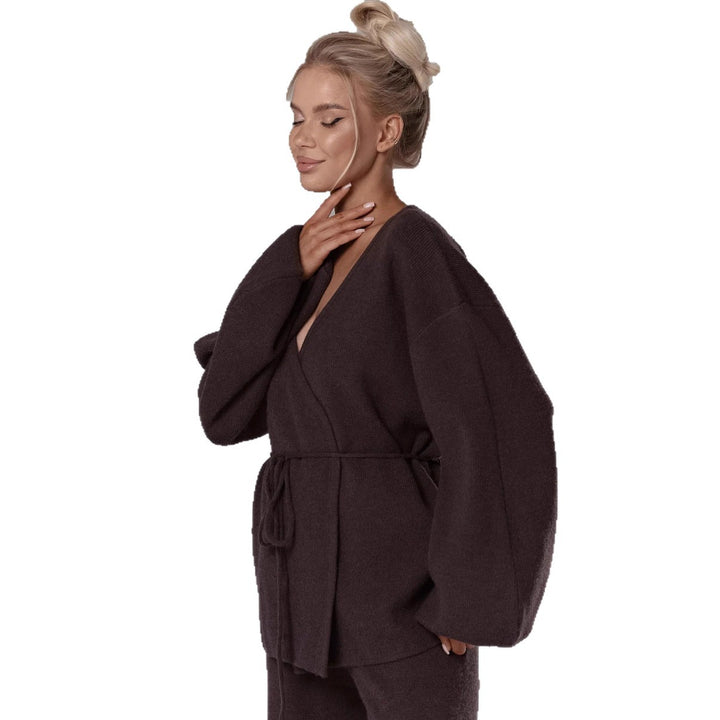 Ensemble de détente pour femmes avec haut kimono décontracté et pantalon confortable Chic & Stil