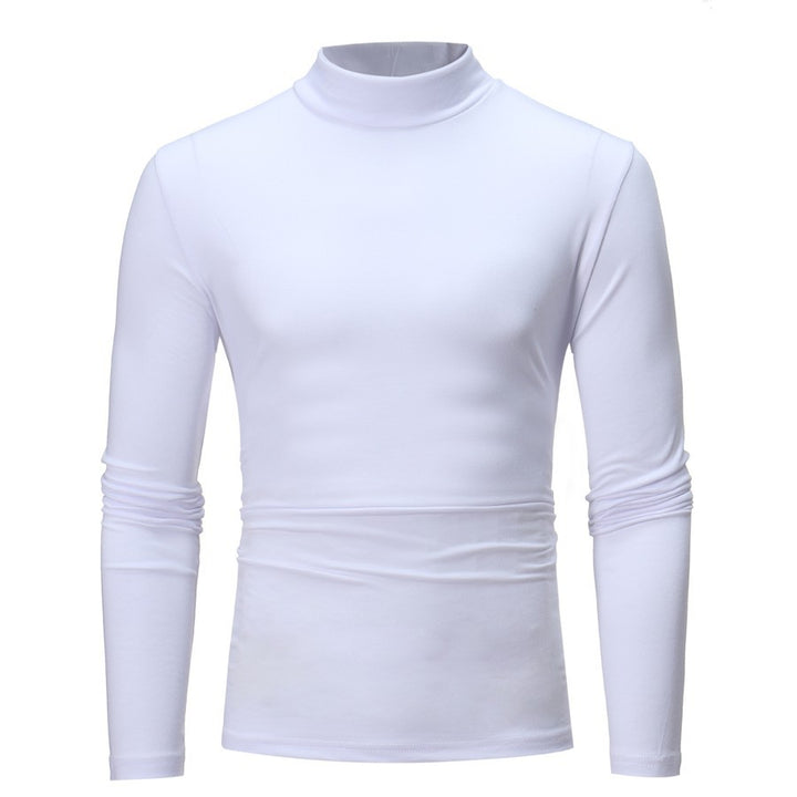 Long sleeve t-shirt for men with high collar and flattering cut Lune London