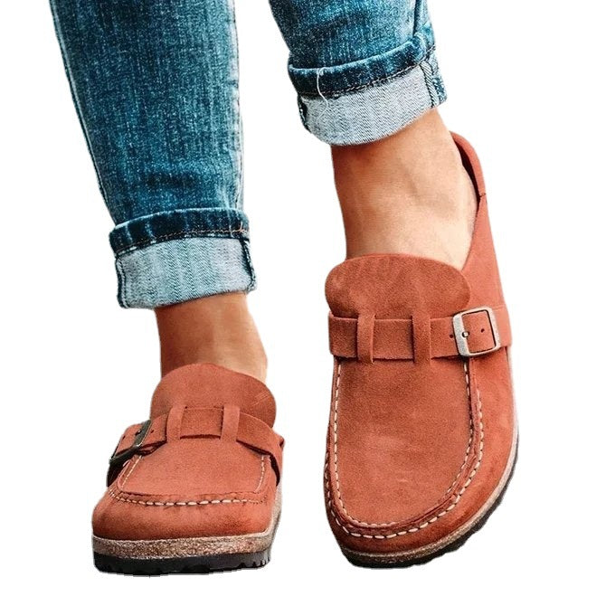 Lune London suede ballet flats for women