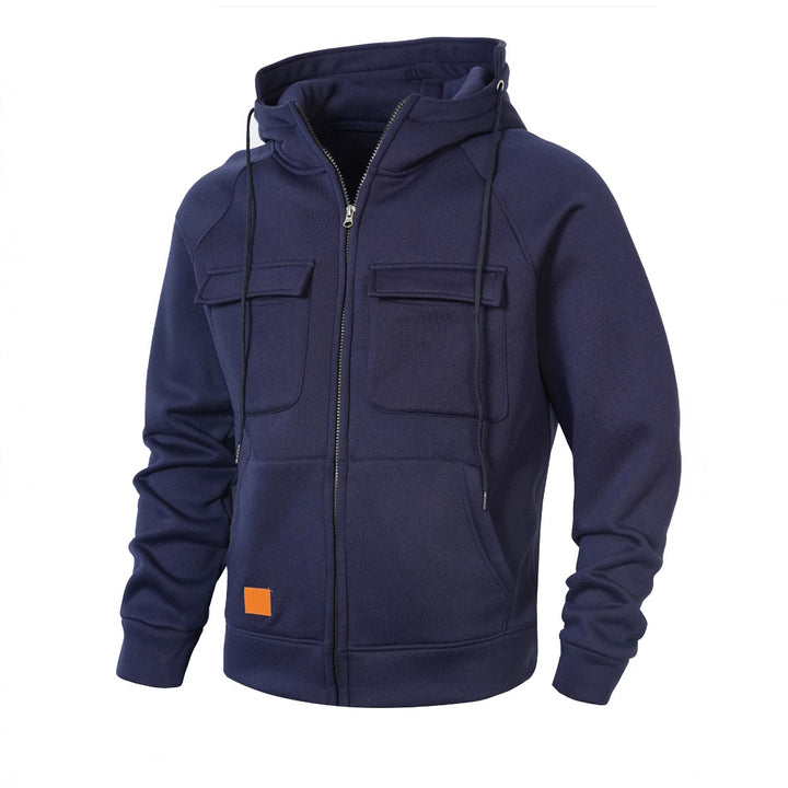 Men's hooded jacket with practical pockets and stylish design Lune London
