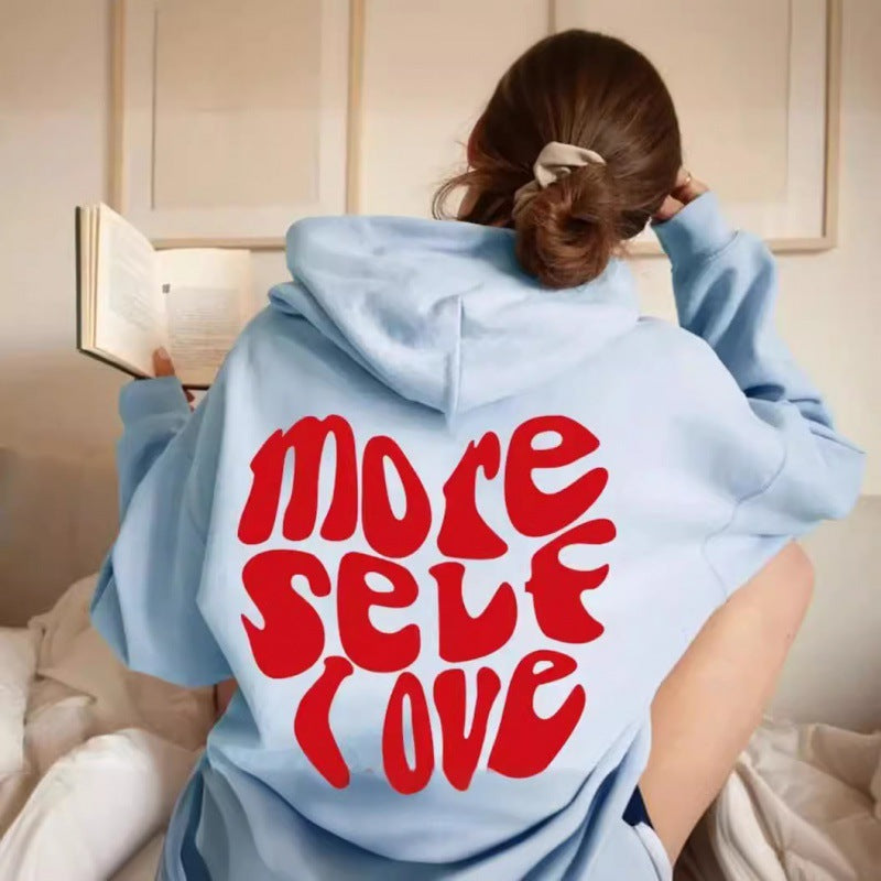 Women's hoodie with eye-catching print and oversized fit Lune London
