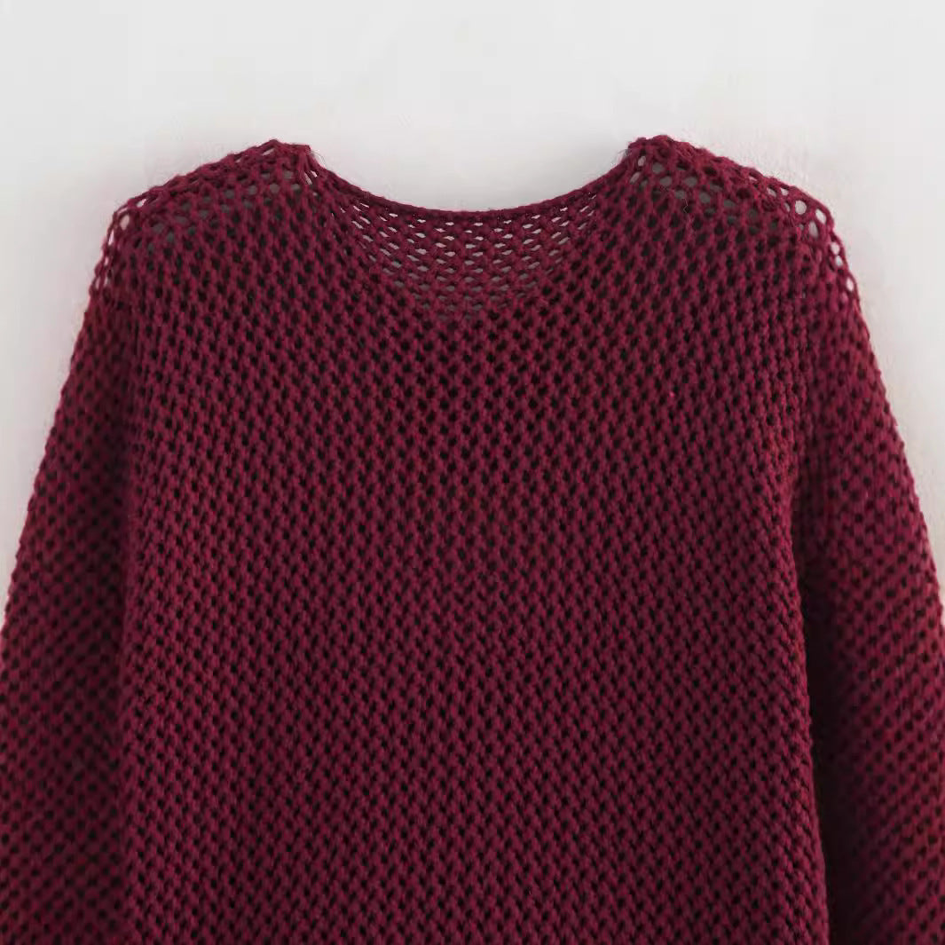 Knit jacket for women with decorative button details and pockets Lune London