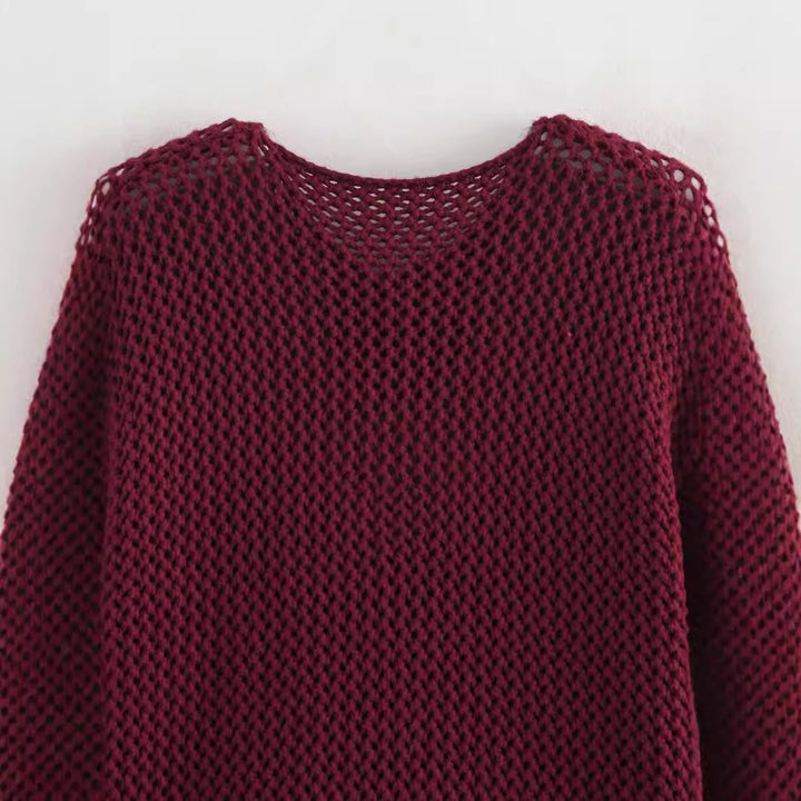 Knit jacket for women with decorative button details and pockets Lune London