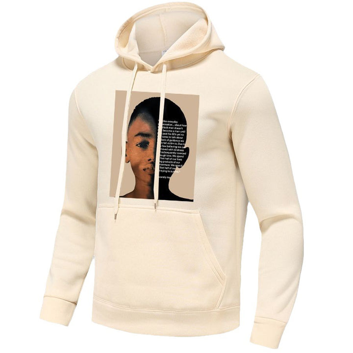 Hoodie for women with creative graphic print and innovative cut Lune London