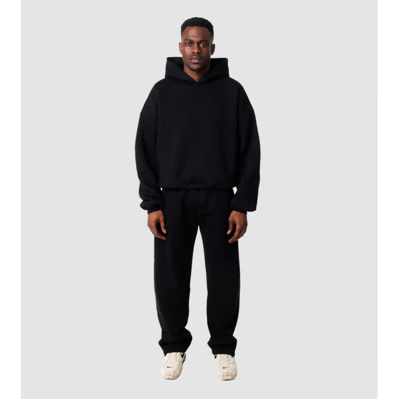 Women's Cozy Sweatshirt and Pants Set with High Collar and Casual Fit Lune London