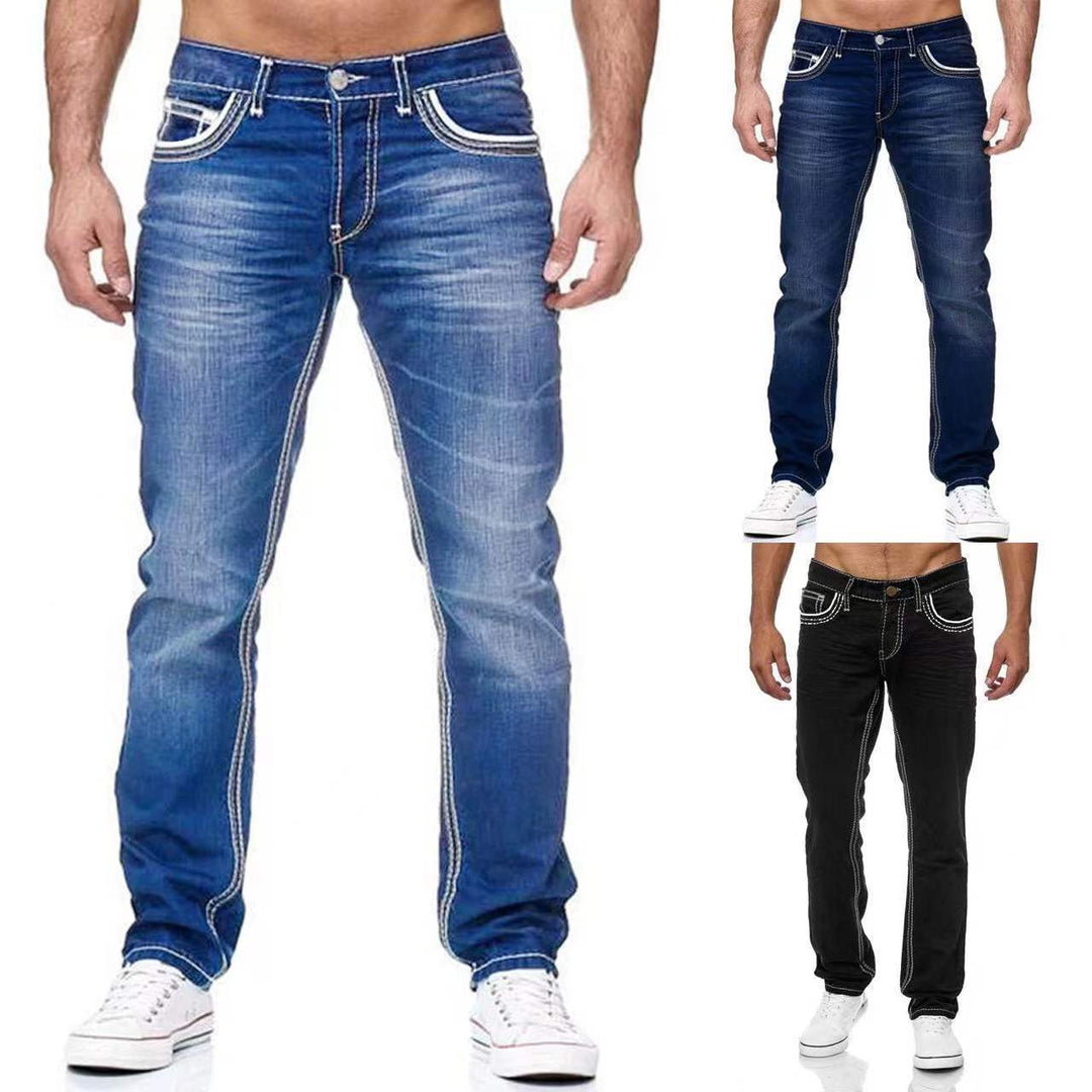 Men's Used-Style Jeans Lune London