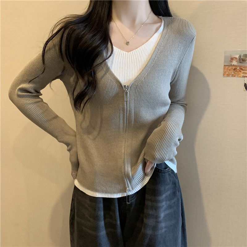 Gilet pour femmes avec fermeture éclair de haute qualité Chic & Stil