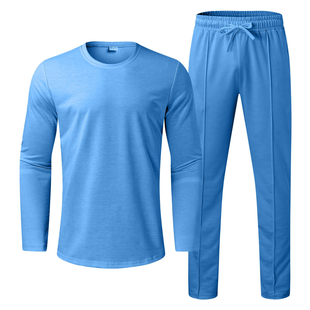 Men Long Sleeve Functional T-Shirt and Comfortable Jogging Pants Lune London