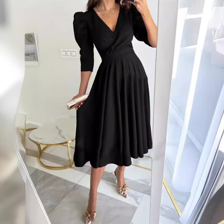 Ladies Elegant Chic Midi Dress